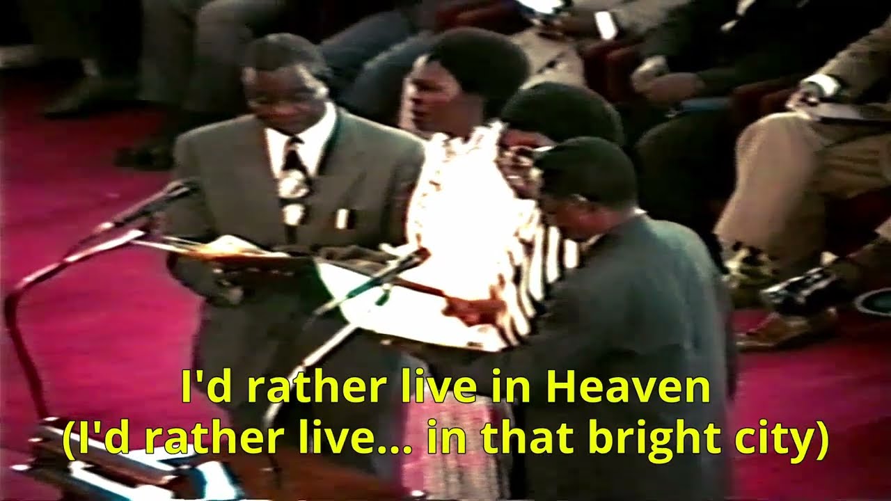 I' d Rather Live in Heaven - Mixed Quartet (1996) - John Aina (Organist)