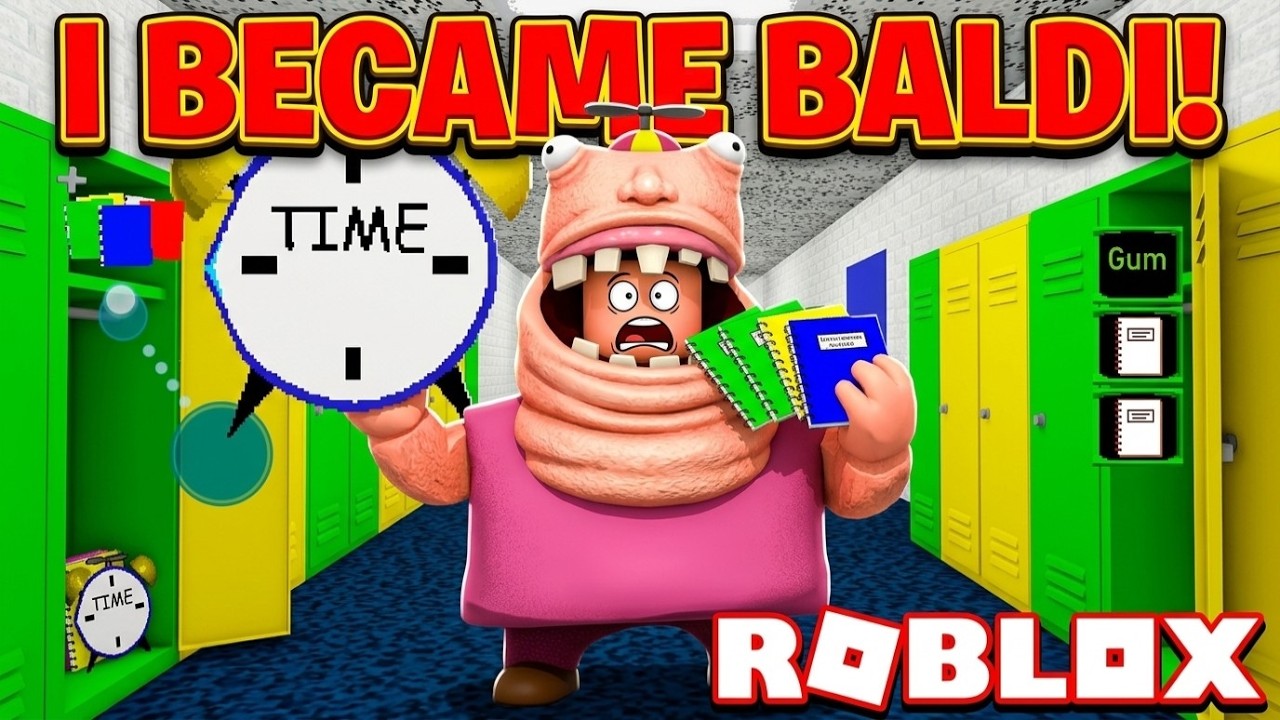 Miniatura wideo dla (WYDARZENIE)🇺🇸Zagraj jako Baldi 🍎 Od @Conordev1235 | Roblox | Rozgrywka, Bez komentarza, Android