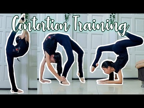Contortion training at home 🏡 || Self-taught contortionist