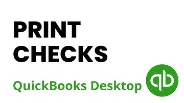 How to Print Checks in QuickBooks Desktop