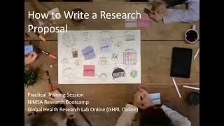 NiMSA Bootcamp, Research Proposal Writing
