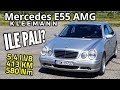 2000 Mercedes E55 AMG - Ile spali NAJMNIEJ w mieście?