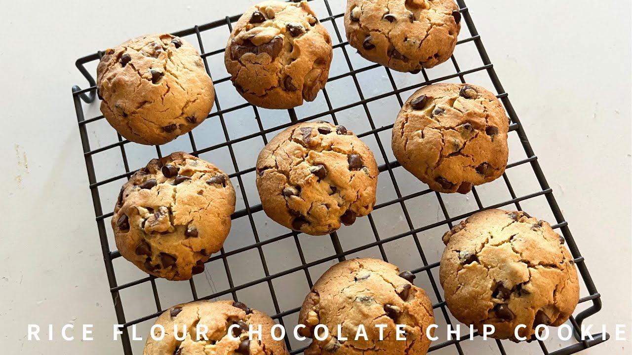 最高の】ザクザクチョコチップクッキーできました🍪グルテンフリーの