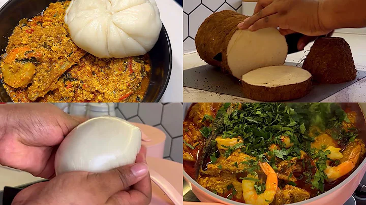 POUNDED YAM AND EGUSI SOUP | DIARYOFAKITCHENLOVER