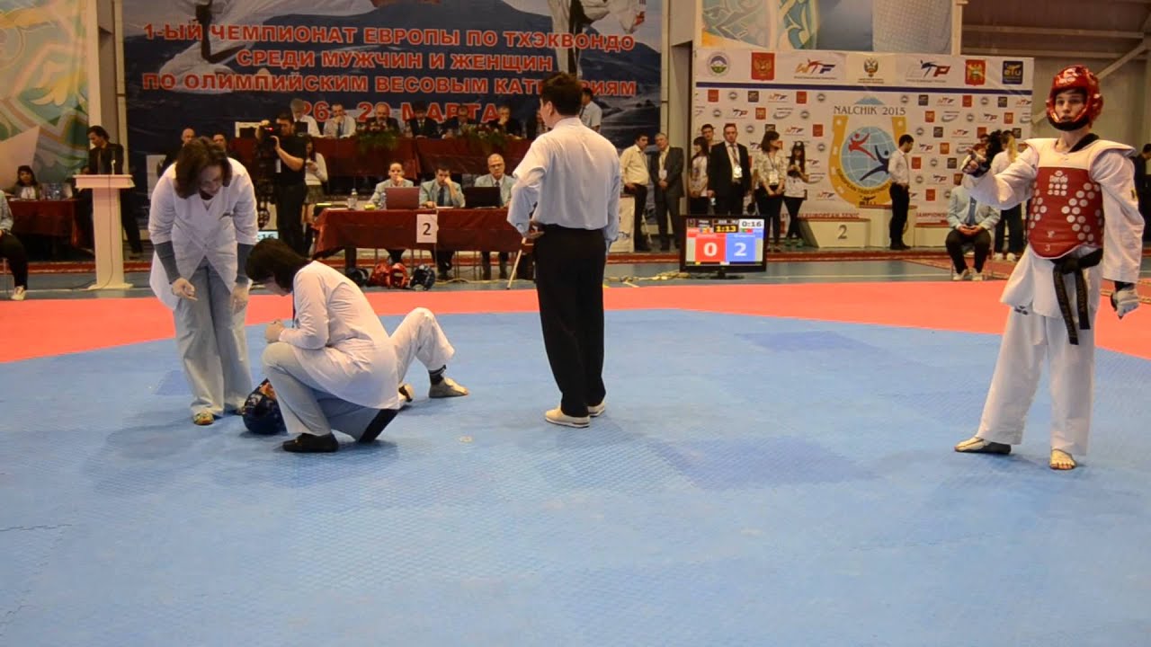 Stepan Dimitrov - Rui Braganca (Taekwondo European Championship, Nalchik 2015)