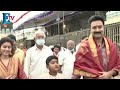 Actresess sneha with her family at tirumala temple  eshwar tv daily