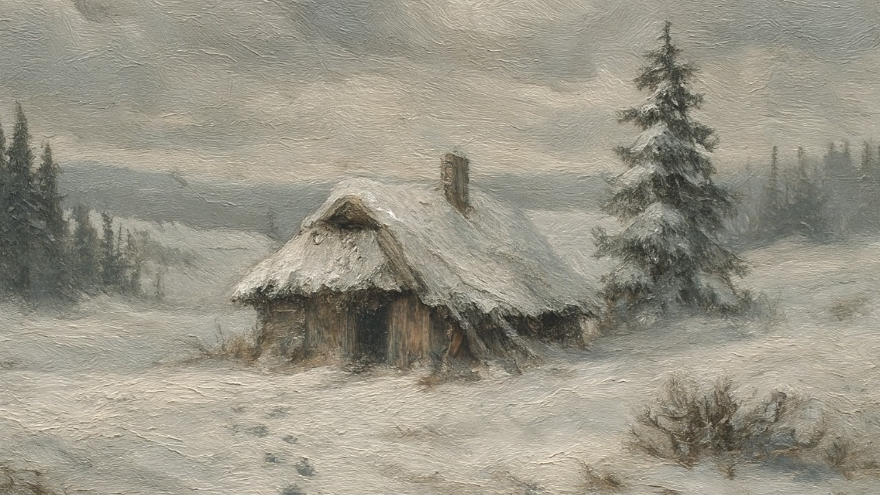 Turn Your TV Into Art | 1 Painting | 4K | 1 Hour | A Winter´s Ruin