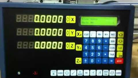 TDS-3i DRO Training - Linear Hole Pattern function - TheDROstore.com mTECH TECH 3i