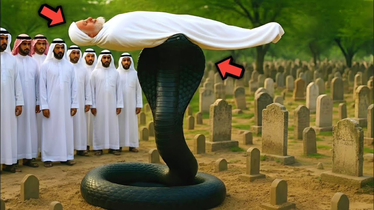 عندما رفض ابن رجل صالح دفنه، أخذته أفعى إلى المقبرة ليدفن فيها. | ماذا حدث بعد ذلك؟ | قصه حقيقه. |