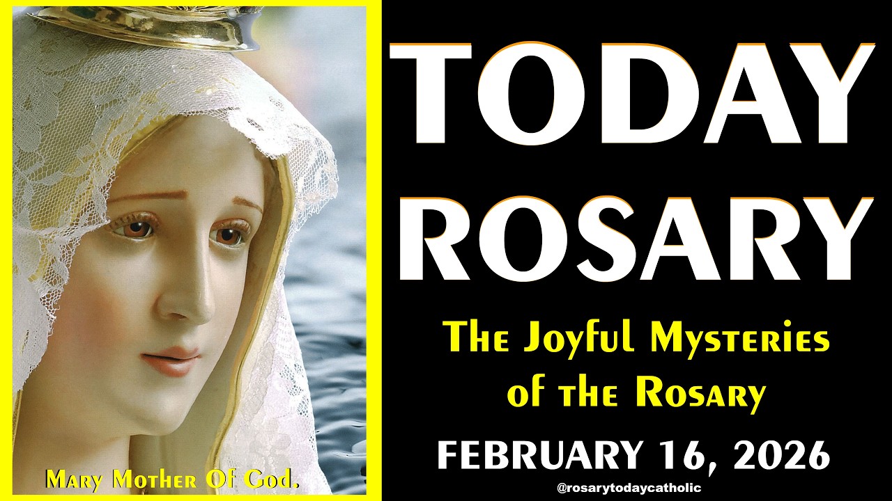 СВЯТОЙ РОЗАРИЙ НА СЕГОДНЯ ✟ РАДОСТНЫЕ ТАЙНЫ ✟ КАТОЛИЧЕСКАЯ МОЛИТВА СВЯТОГО РОЗАРИЯ НА СЕГОДНЯ, 16...