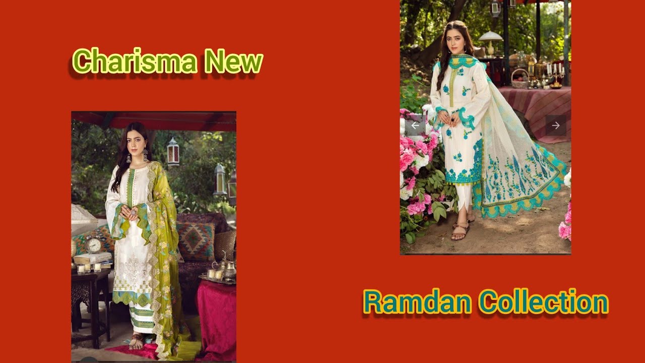 Charisma New  Ramadan Collection of 2021 3 piece lawn suit