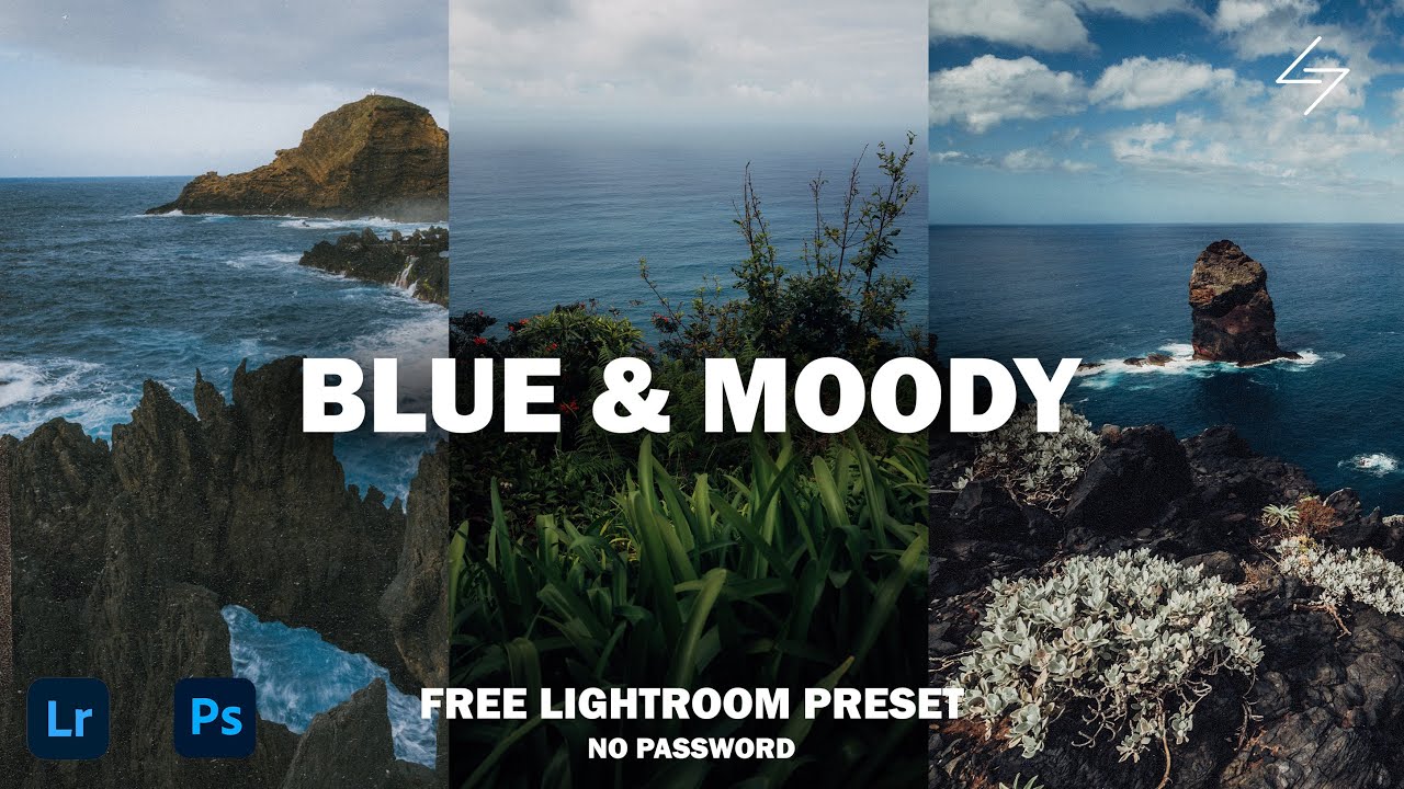 Free Blue & Moody Lightroom Mobile Preset Tutorial | DNG & XMP Free Download | Presetum