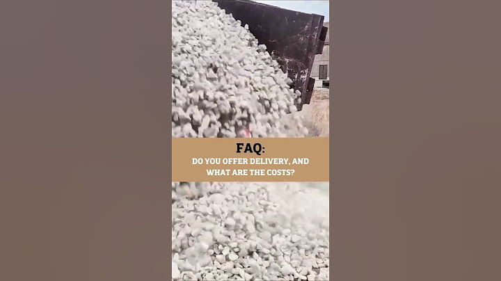 FAQ “Apakah Anda menawarkan layanan pengiriman, dan berapa biayanya?”Dengan Tigard Sand & Gravel, Anda terlindungi!