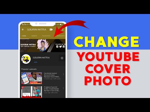 How to Change YouTube Channel Art/Cover photo on Android & iOS 2020