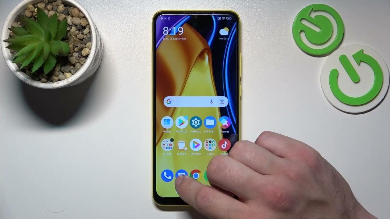 How to remove messages icon from home screen in poco c40 restore