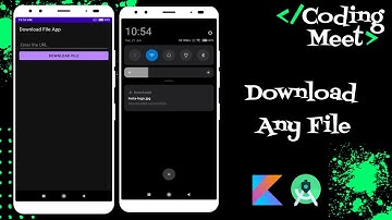 How to EASILY Download Any File using DownloadManager in Android Studio Kotlin
