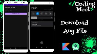 How to EASILY Download Any File using DownloadManager in Android Studio Kotlin screenshot 4