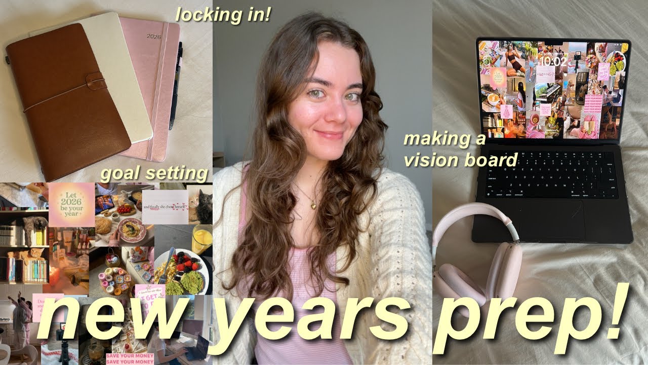 Подготовка к Новому году 2026 ⭐️ Постановка целей, создание доски визуализации, новогодние обещан...
