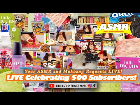 LIVE Celebrating 500 Subscribers! - Silver Spoon Service ASMR