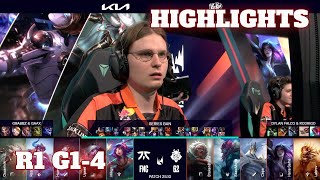 FNC vs G2 - Game 4 Highlights | Round 1 LEC Spring 2025 Playoffs | Fnatic vs G2 Esports G4