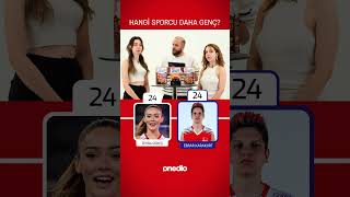 Hangi Sporcu Daha Genç Tahmin Et 😂 Melisa Vargas Hande Baladın 😂 #shorts #shortsvideo