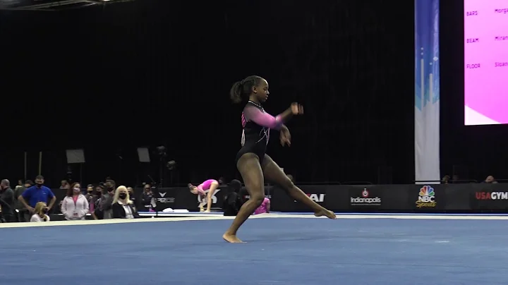 Amber Lowe  Floor Exercise  2021 Nastia Liukin Cup