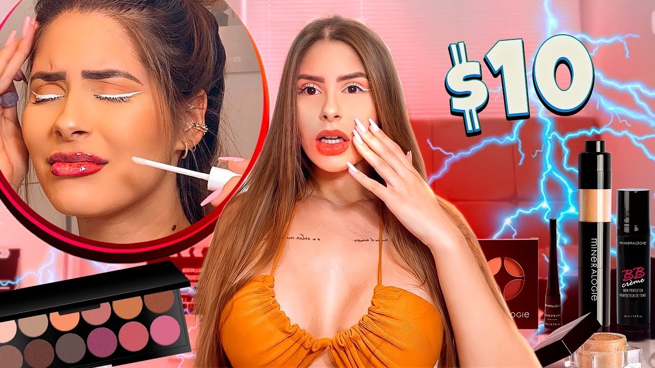 TESTANDO MAQUIAGENS DE R$:10,00 | MAKE COMPLETA COM PRODUTOS BARATINHOS