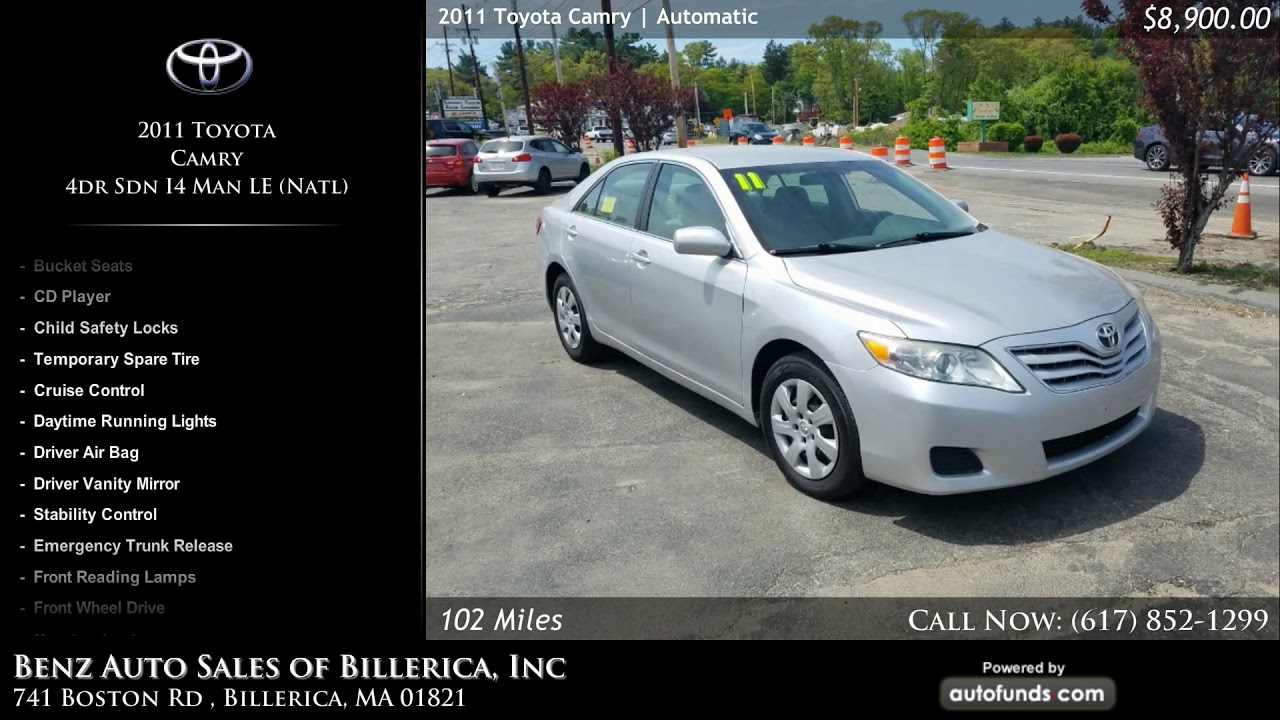 Used 2011 Toyota Camry Benz Auto Sales of Billerica, Inc, Billerica