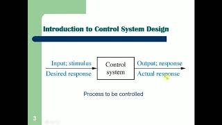 الدرس الأول - مقدمة عن أنظمة التحكم Control Systems