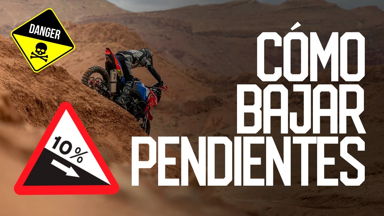 ¿CÓMO BAJAR UNA PENDIENTE CON TU MOTO TRAIL? 🏍 - YouTube