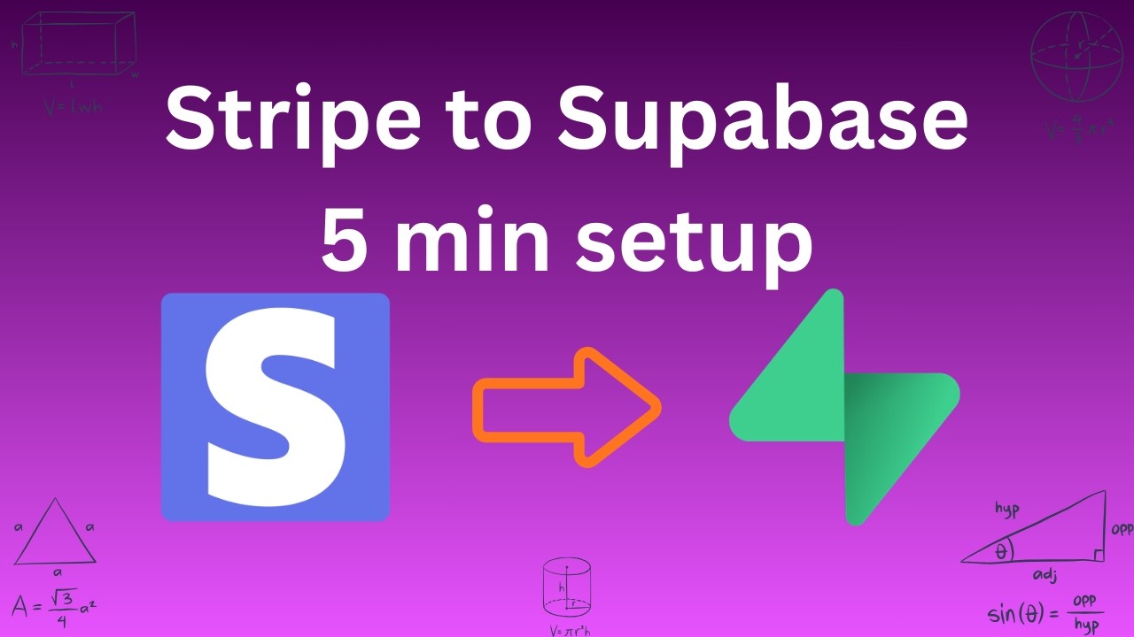 Sync Stripe Data to Supabase PostgreSQL — No Code, 5 Minute Setup - YouTube
