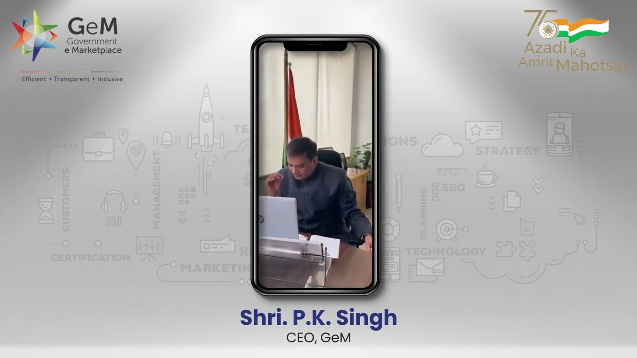 CEO GeM, Shri. P.K. Singh Addresses Members on Startup Runway & More ...