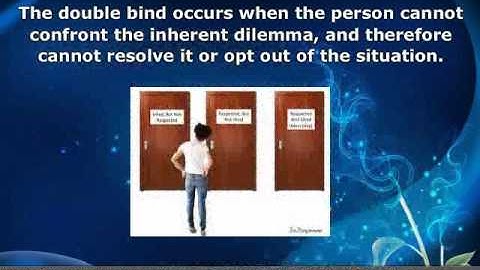 AP Psychology - What is a Double Bind?