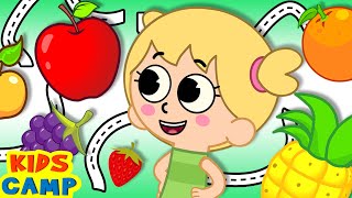 learn fruit names for children with the fruit maze game by kidscamp