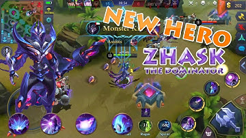 NEW HERO ZHASK | 4 SKILLS!  | Mobile Legends Update Advance Server!