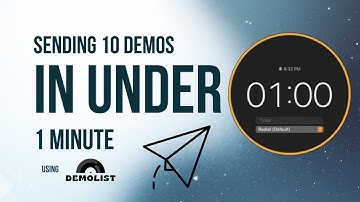 Sending 10 Demos in UNDER 1 MINUTE Using DemoList (Database & CRM for House Music Producers)