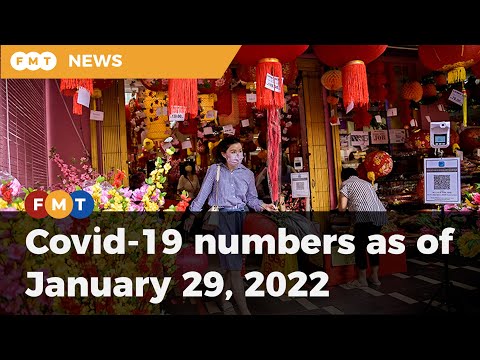 Covid-19 numbers as of January 29, 2022