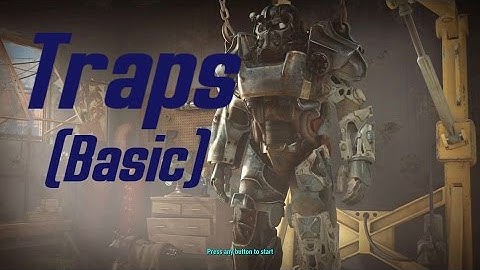 Fallout 4 Building Tips |  Building Simple Pressure Plate Traps