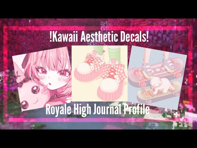 Aesthetic Anime icon decals/decal id (for your Royale High journal ヾ(ﾟ∀ﾟゞ)