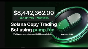 💰 LIVE: Solana Copy Trading Bot Snipes PumpFun & PumpSwap (100x Setups) 🔥
