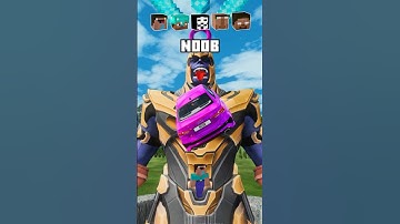 Noob vs PRO vs Hacker vs Villager vs HEROBRINE Car Jump Challenge! - BeamNG.Drive