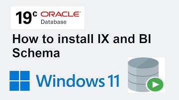 How to install IX and BI schema in Oracle Database 19c - Info Exchange and Bus Intelligence Schemas