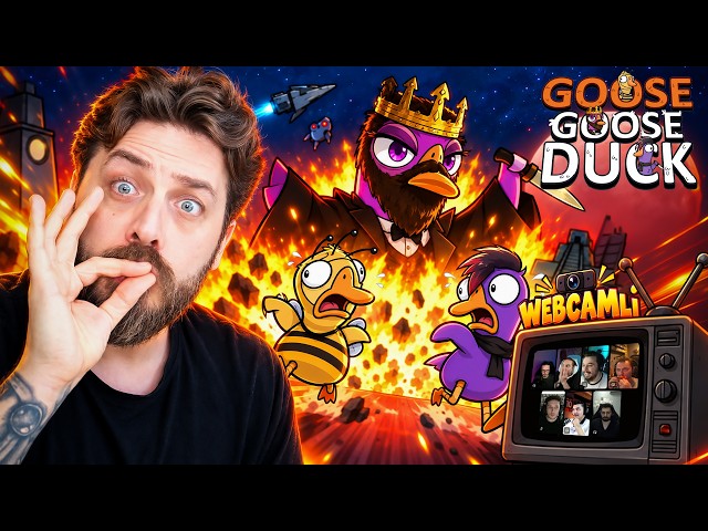 BÖYLE BİR OYUN İZLEMEDİNİZ! KAMERALI | GOOSE GOOSE DUCK | BÖLÜM 19