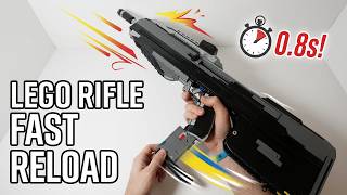 SUPER FAST RELOAD shooting LEGO toy gun model HALO Battle rifle BR85HR