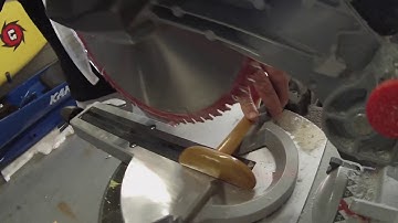 How we shortened a wooden outrigger canoe paddle