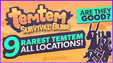 Finding The 9 Rarest Temtem - Are They Any Good? | Temtem Survival Guide