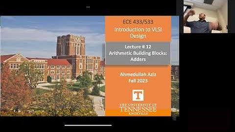 Introduction to VLSI - Arithmetic Building Blocks - Adders