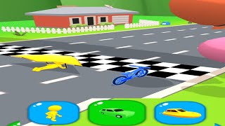 SHAPE SHIFTING🚘🚔➡️ 🚁🚲🚗 Games Mobile All Levels Android,iOS Gameplay Walkthrough New Update screenshot 5