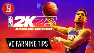 NBA 2K23 Arcade Edition Easy VC Farming Tips (6000+ VC in minutes!!!)