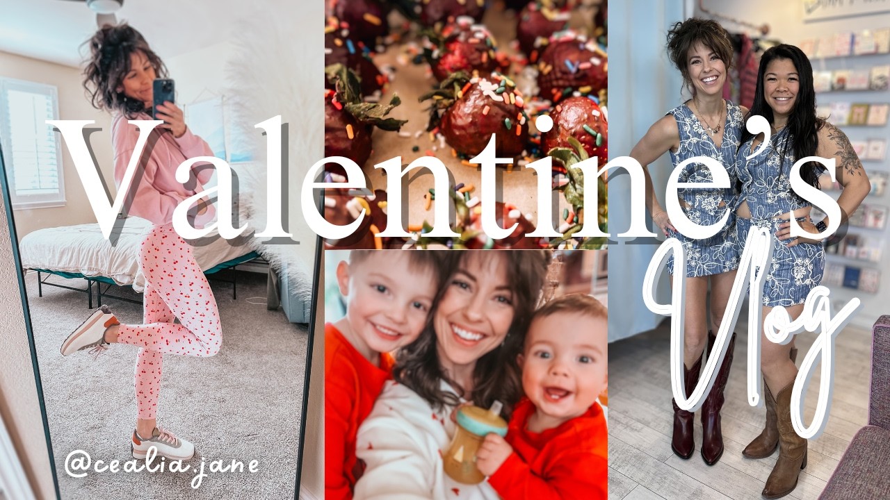 VALENTINE'S VLOG // Galentine's events, Abercrombie haul, Resale and Boutique finds, Mom life